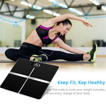 SKONYON 体重計 180kg/396lb ステップオンテクノロジー搭載